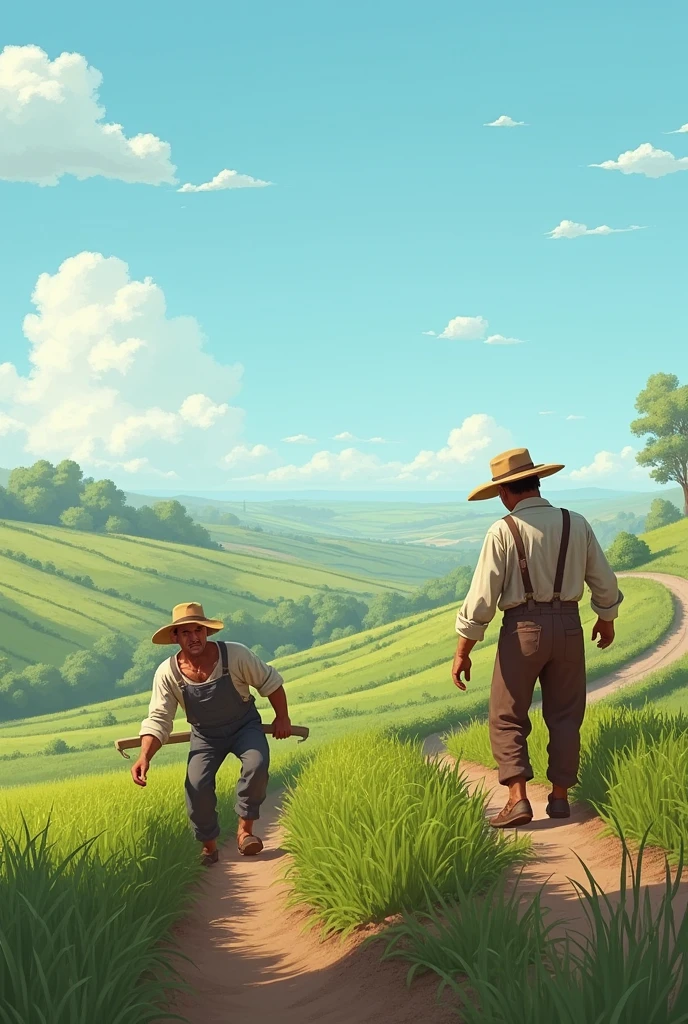 Farmers in the field