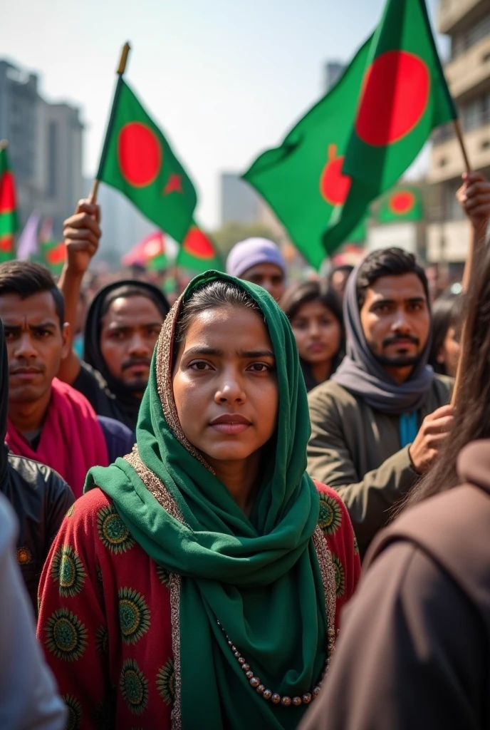 Bangladeshi rohingya Muslims are doing movement for citizenship with Bangla banner