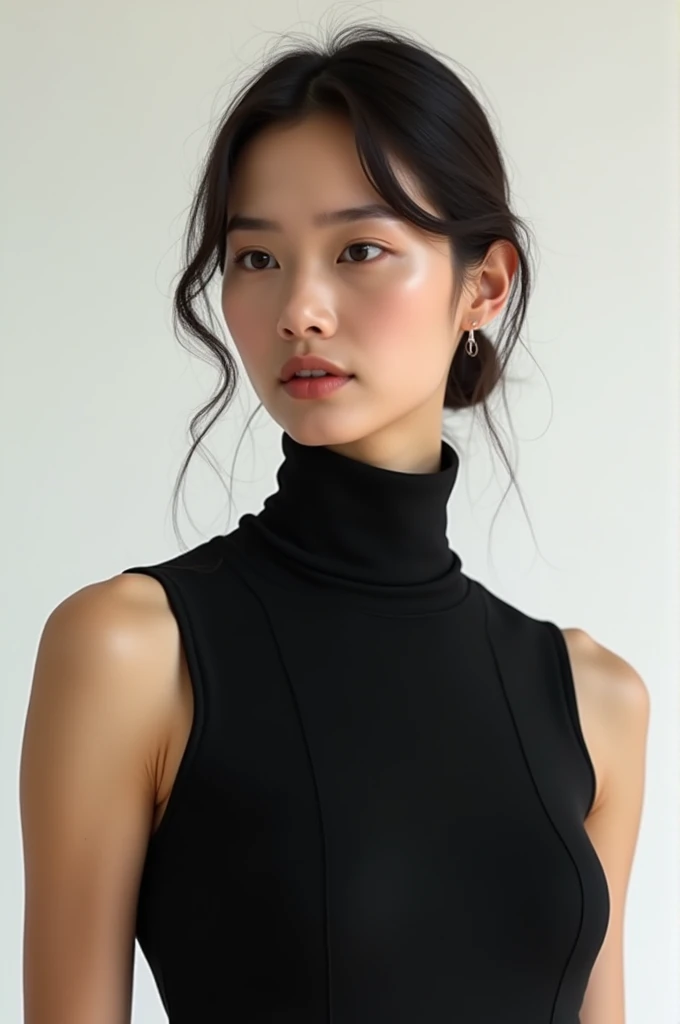 turtleneck sleeveless