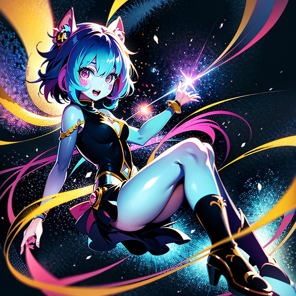  [ character design ], anime characters; Whole body art, High quality art style anime, ig studios anime style, anime moe art style, Magical Girl Style, Space Witch Girl