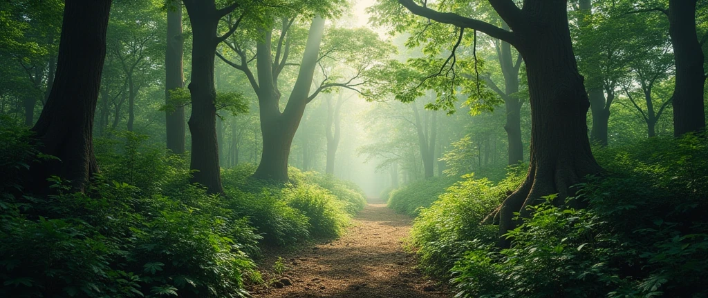African forest without people