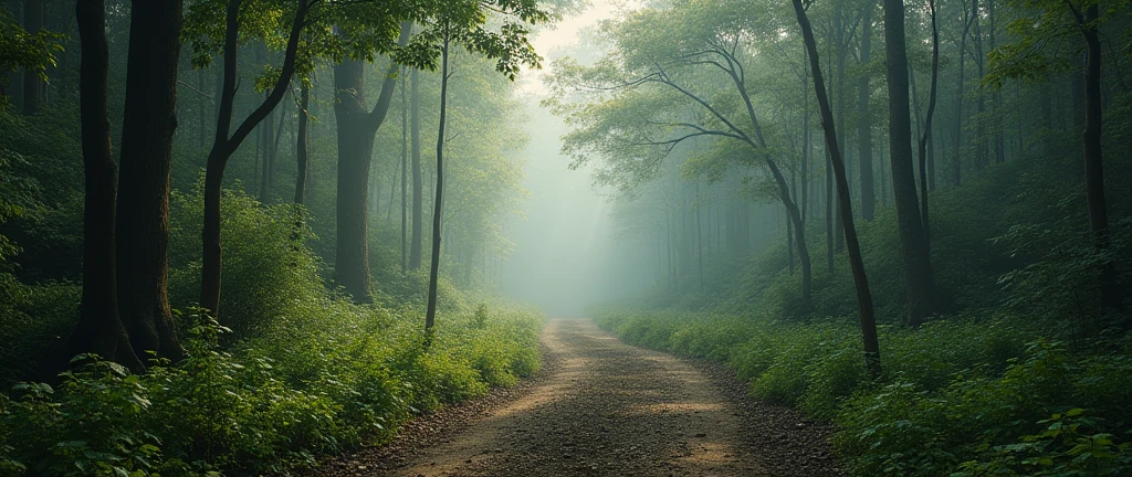 African forest without people