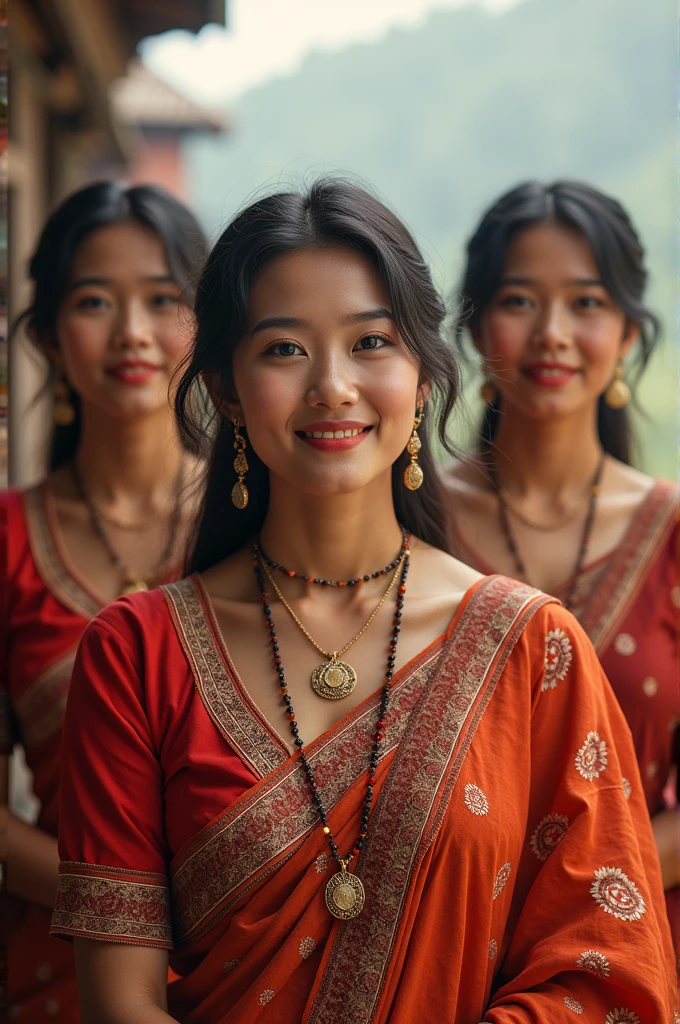 Cute Nepali women
