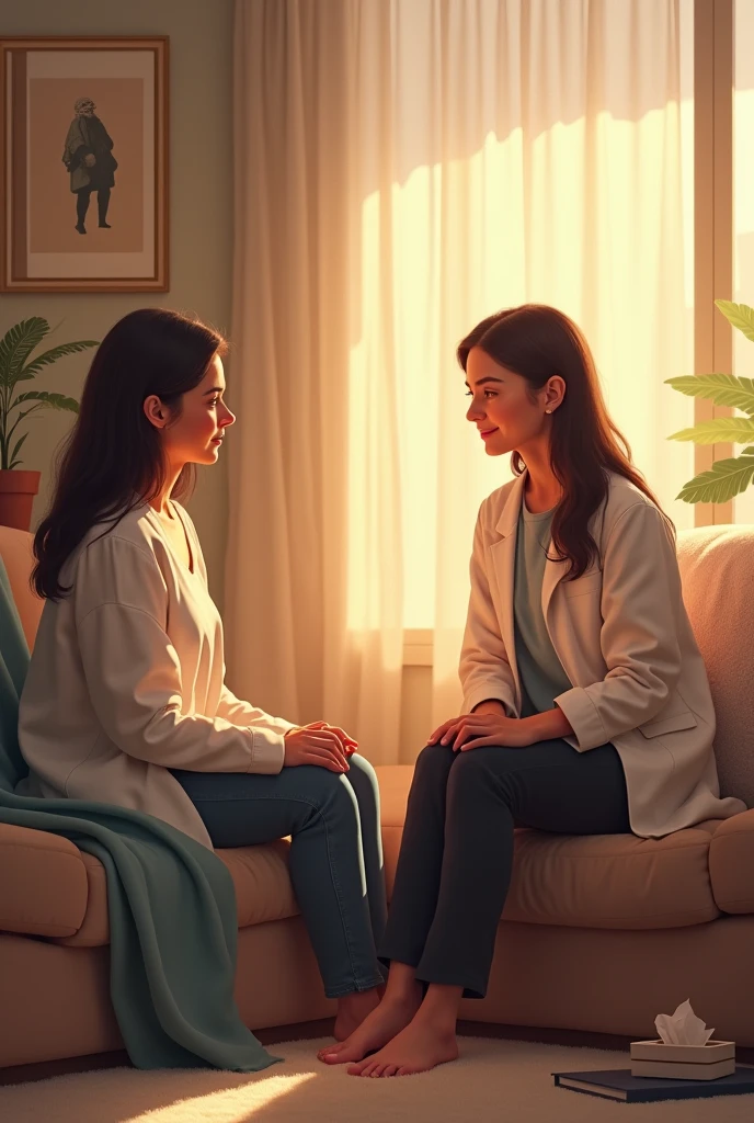 Feeling of therapy with a psychologist