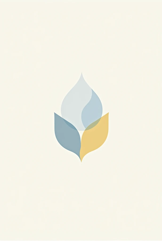 Logo for a candle brand called Lumina, that is minimalist and fit for purpose, with white color range, blue and pastel yellow Let there be things that represent the aroma