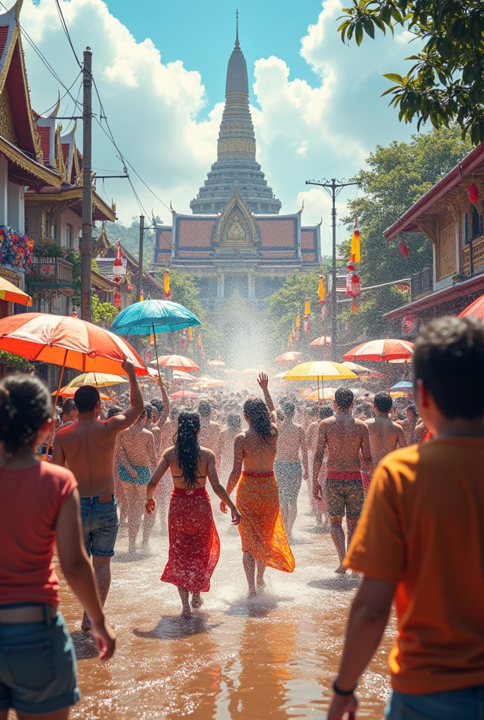 Songkran 
Water war 
Drink
Dance