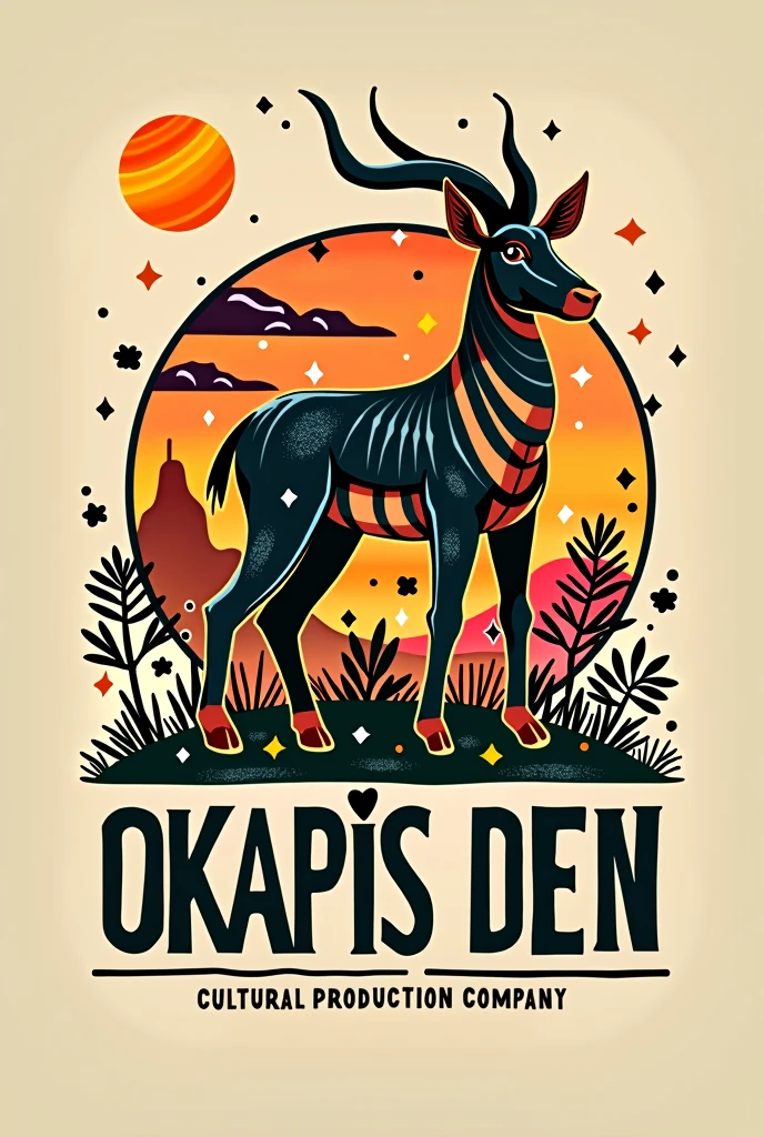 Okapi's Den cultural production company logo