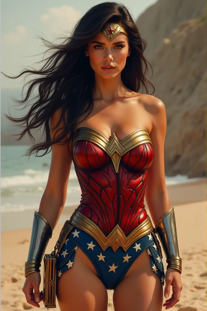 Hypothetically what Wonder Woman would look like without a suit or underwear