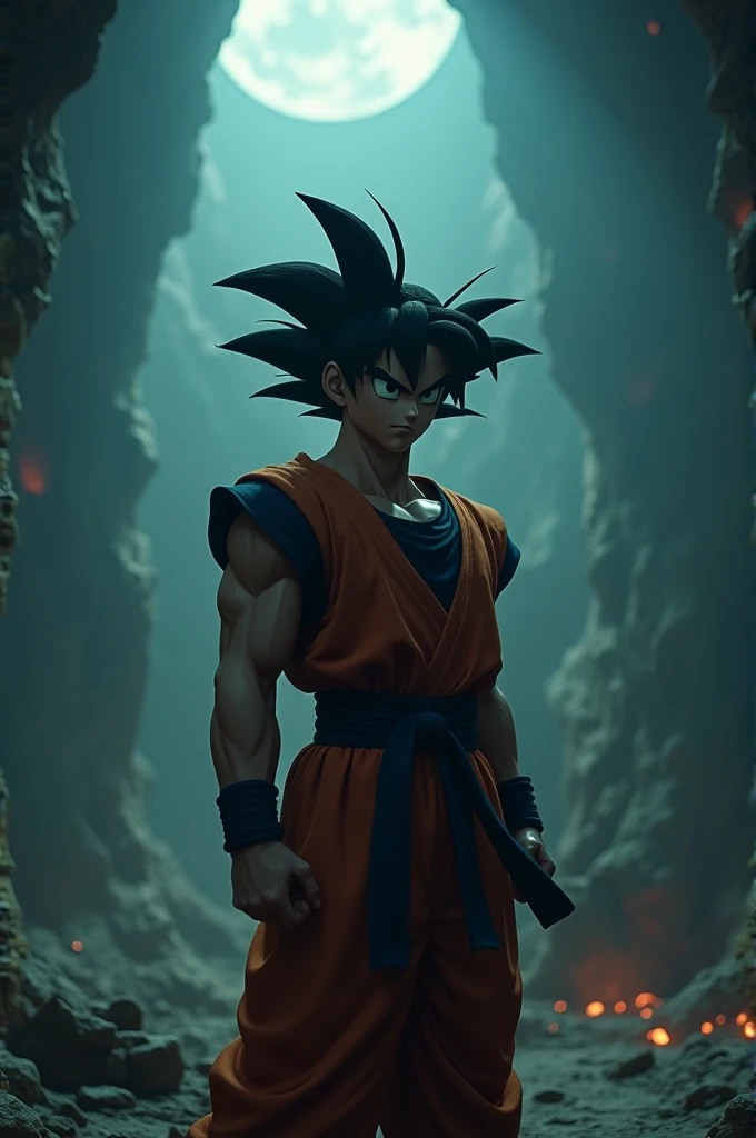 Goku, Dvd Still from dark fantasy, filme 1980s, retro