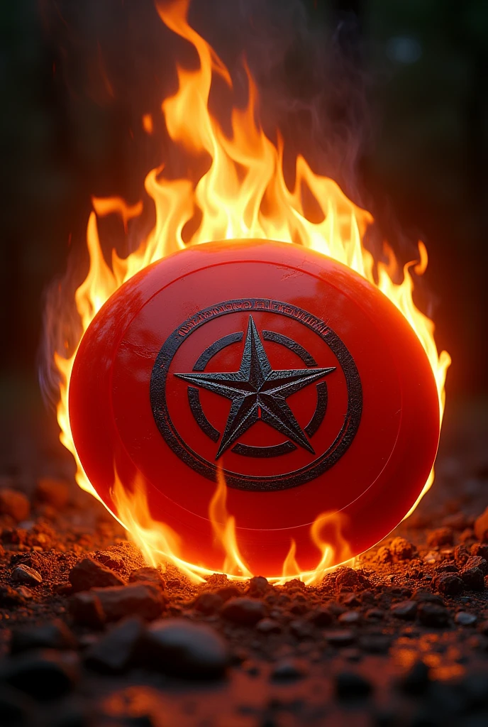 Discraft Ultrastar on fire