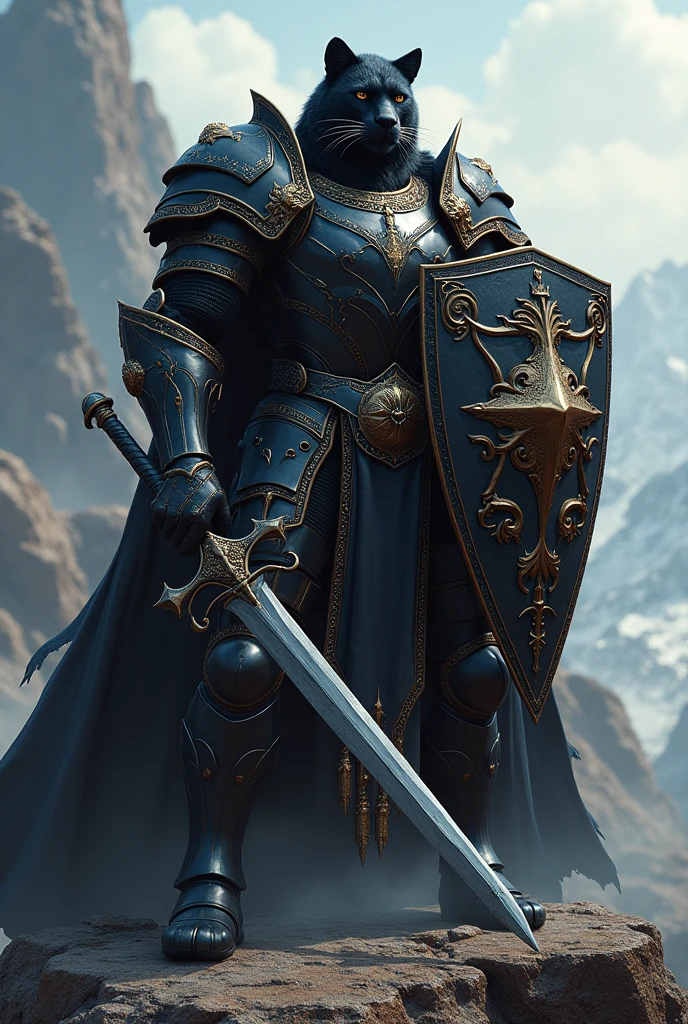 Panther Knight and his symbol 