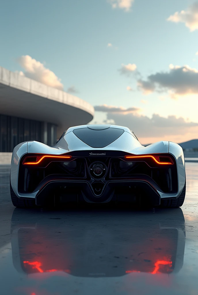 Create a rear end for a super car