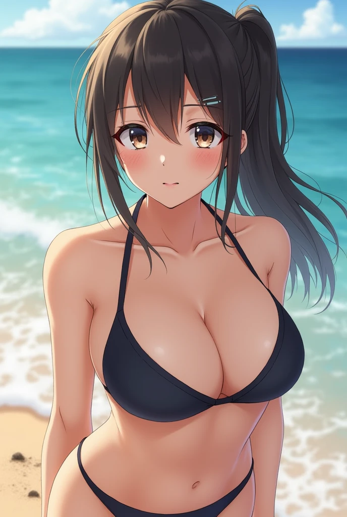 Realistic photos、Pay attention to the cute high school girl's face、bikini