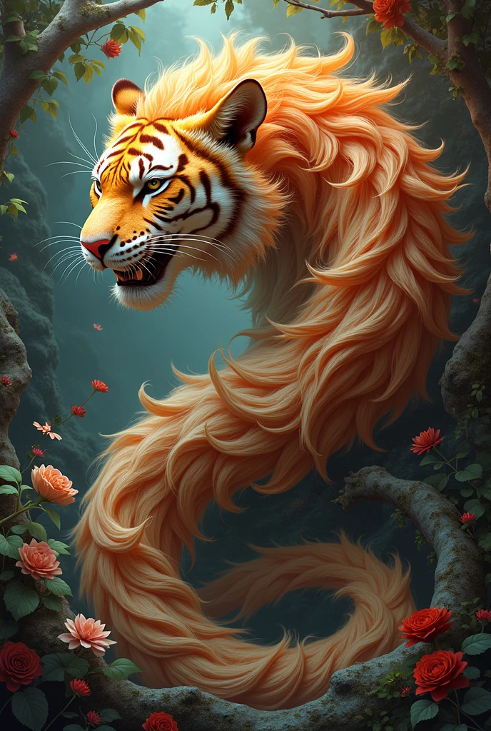 An image with the famous voluptuous art technique, whether it is about an animal or an object