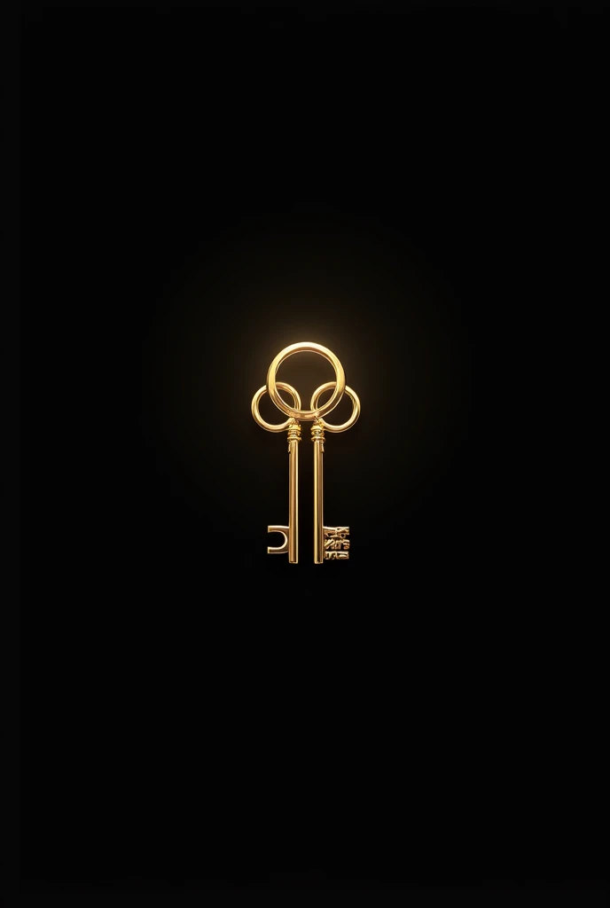 I want you to use the keys from the logo of the Pope's liturgical celebrations office on a black background and place the symbols of the alpha and omega on them in gold.. You can give it other details that you think can help make it more elegant.. Don't forget that it's for a logo
