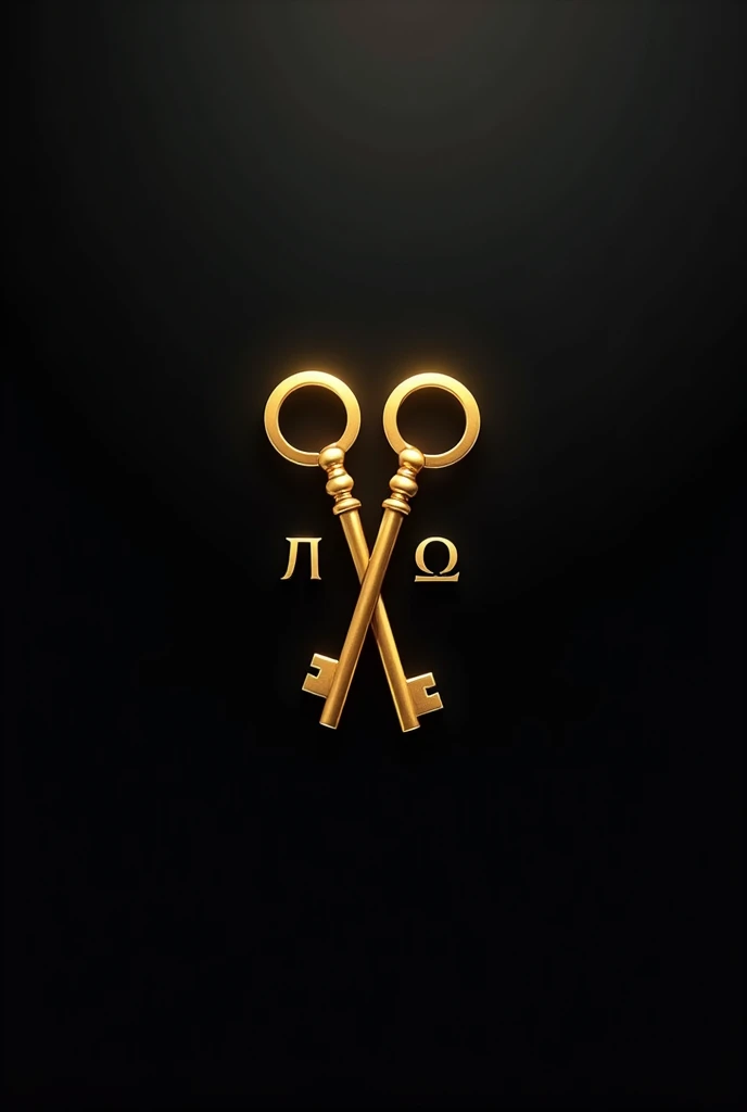 I want you to use the keys from the logo of the Pope&#39;s liturgical celebrations office on a black background and place the symbols of the alpha and omega on them in gold.. You can give it other details that you think can help make it more elegant.. Don&#39;t forget that it&#39;s for a logo