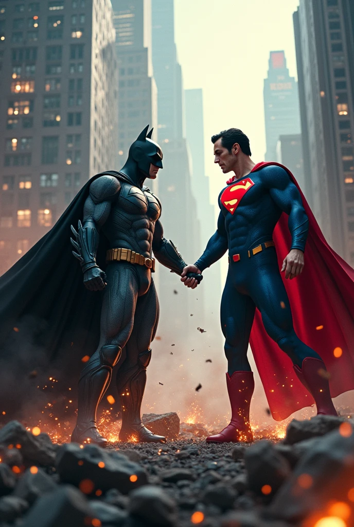 generates Batman fighting Superman in a battle that will decide the universe 