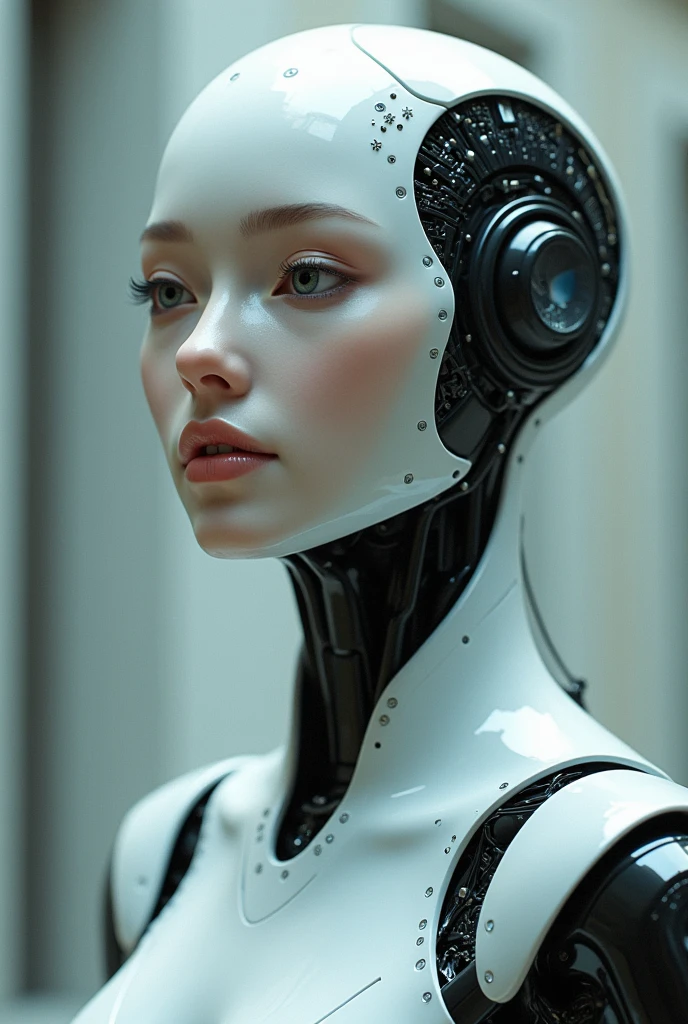 (Generates the identity of what AI would look like in human form)