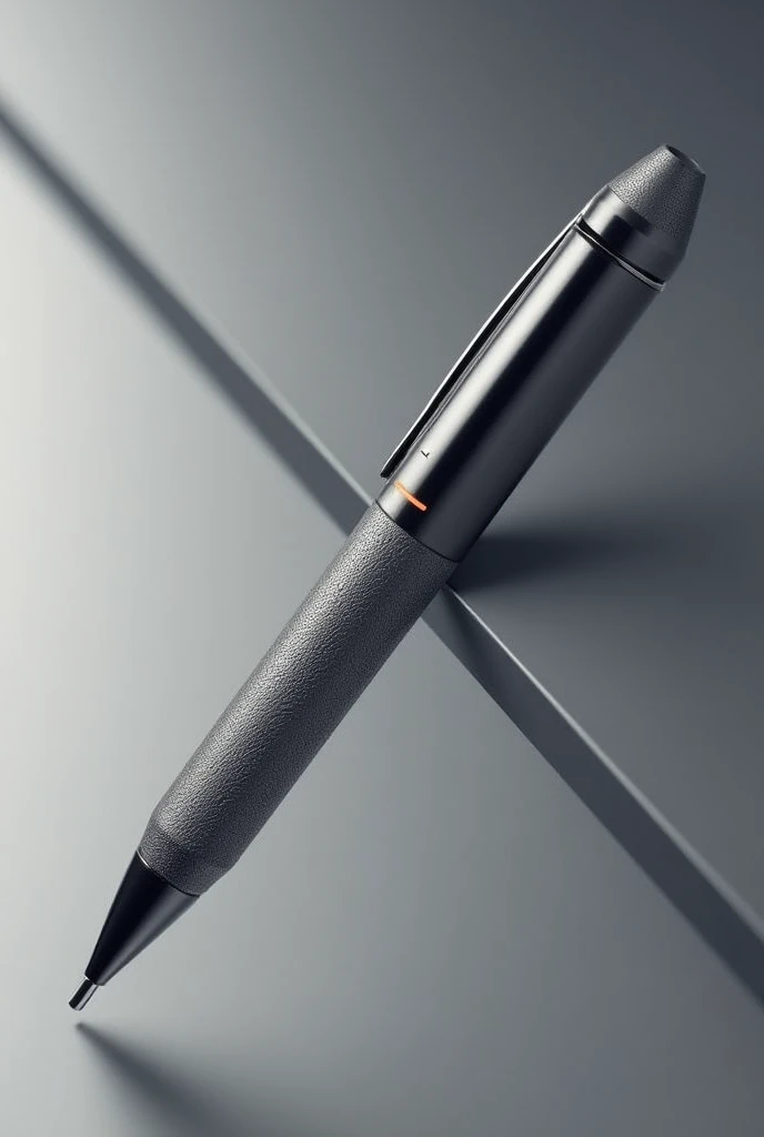 The Smart Pen has a simple and elegant design. The pen body is made of high-quality aluminum material with a unique pattern. The tip of the pen is a stylus that supports touch screen use. There are function control buttons on the side of the pen and an LED indicator light.

