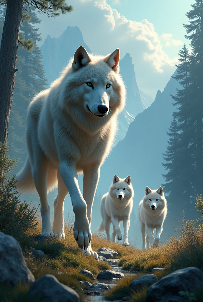 Create a world with lots of wolves fantasy
