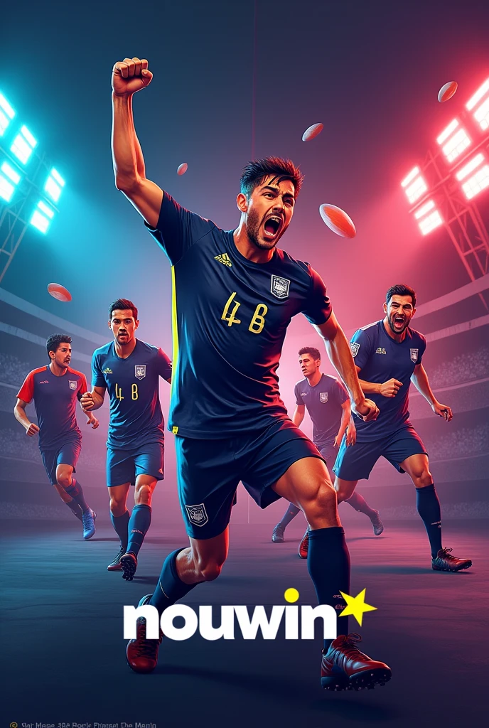Bonjour, pourriez-vous créer une affiche publicitaire pour mon code promo NOUWIN à utiliser sur les plateformes 1xbet, Betwinner et Melbet ? 