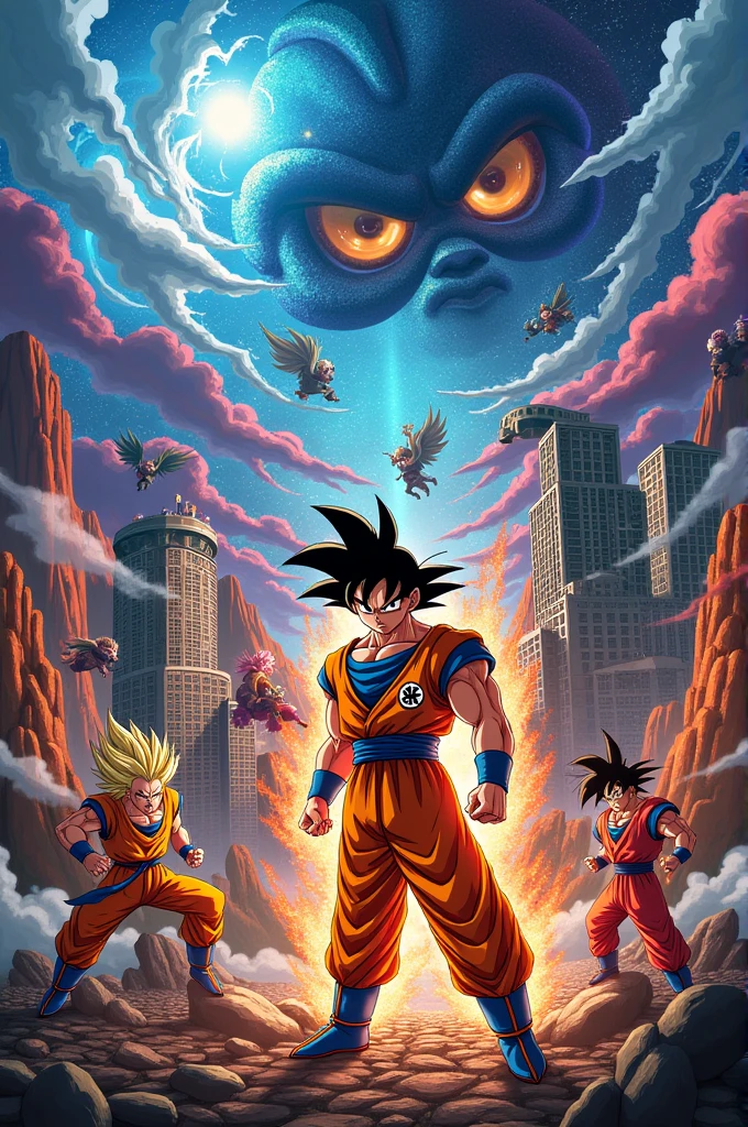 Create a dragon ball puzzle image 