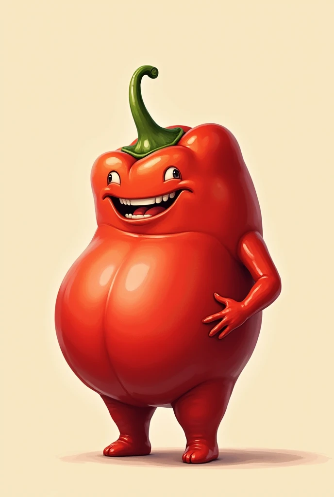 An image of paprika with belly