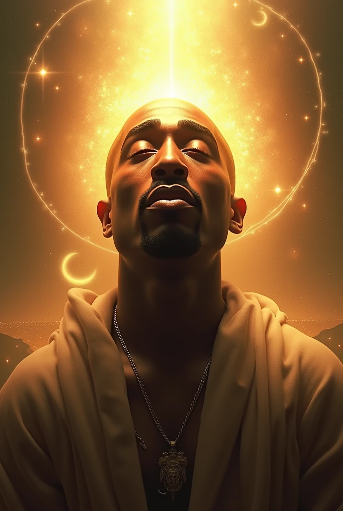2pac God's light album cover 2024