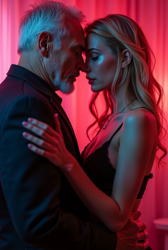 Beautiful russian blue eyes hugging ugly grandfather old Man nsfw ugly face beggar, you can clearly see my high cheekbones and defined jawline. My nose is and cute, complimenting my features nicely. And those full, luscious lips red lipstick neon light bedroom , sideview cleavage blonde hairs biggest size lips big boobs big fake lips red lipstick big pub Backless Fashion Design lingerie, Without Lingerie & Underpants, Women's Sexy Clothing.Erotic Cut-out Slip Dress, Hot Backless Halter Bodycon Dress, Women's Sexy naked