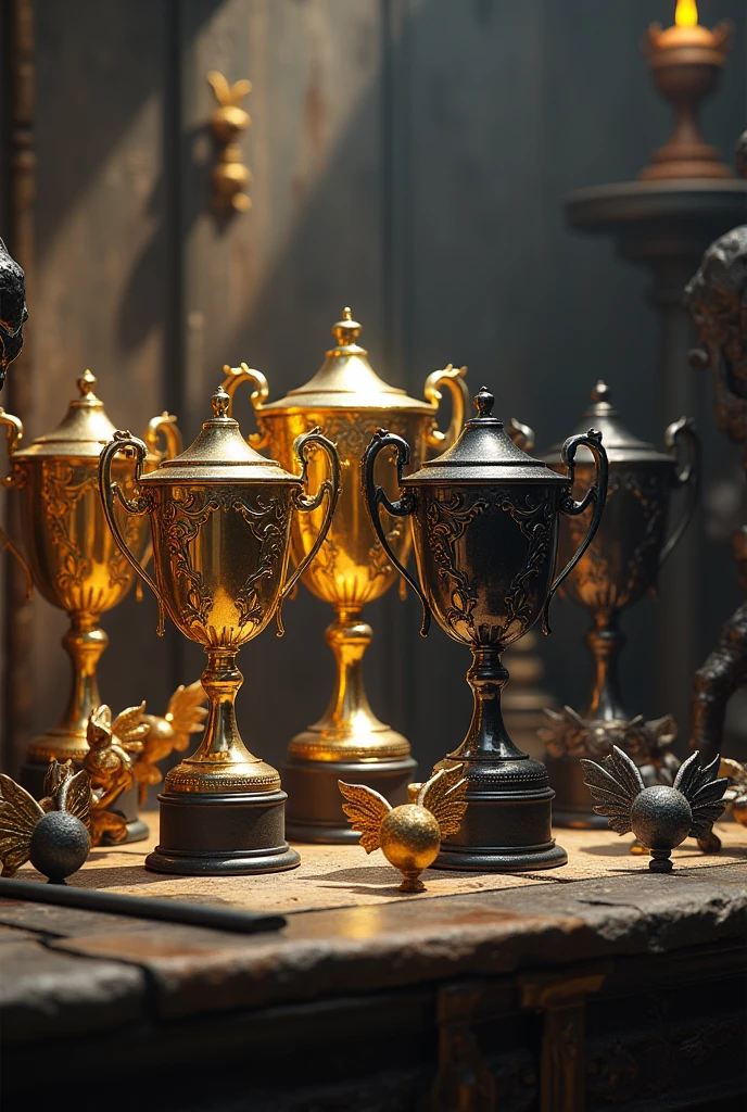 Collectibles like golden trophies for the Alpha side and dark artifacts for the Beta side.
   - Decorations for weapons and vehicles, like angel or demon stickers.