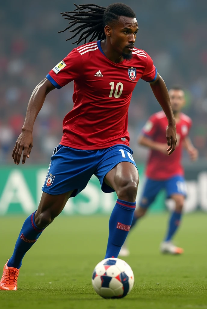 Ok I want you to create a soccer player called Yosvinho Hernandez who is Cuban and wears the number 10 in his national team, that he is dark-skinned and has dreadlocks 
