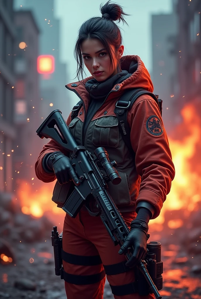 Free fire custom gameplay banner  with free fire character 