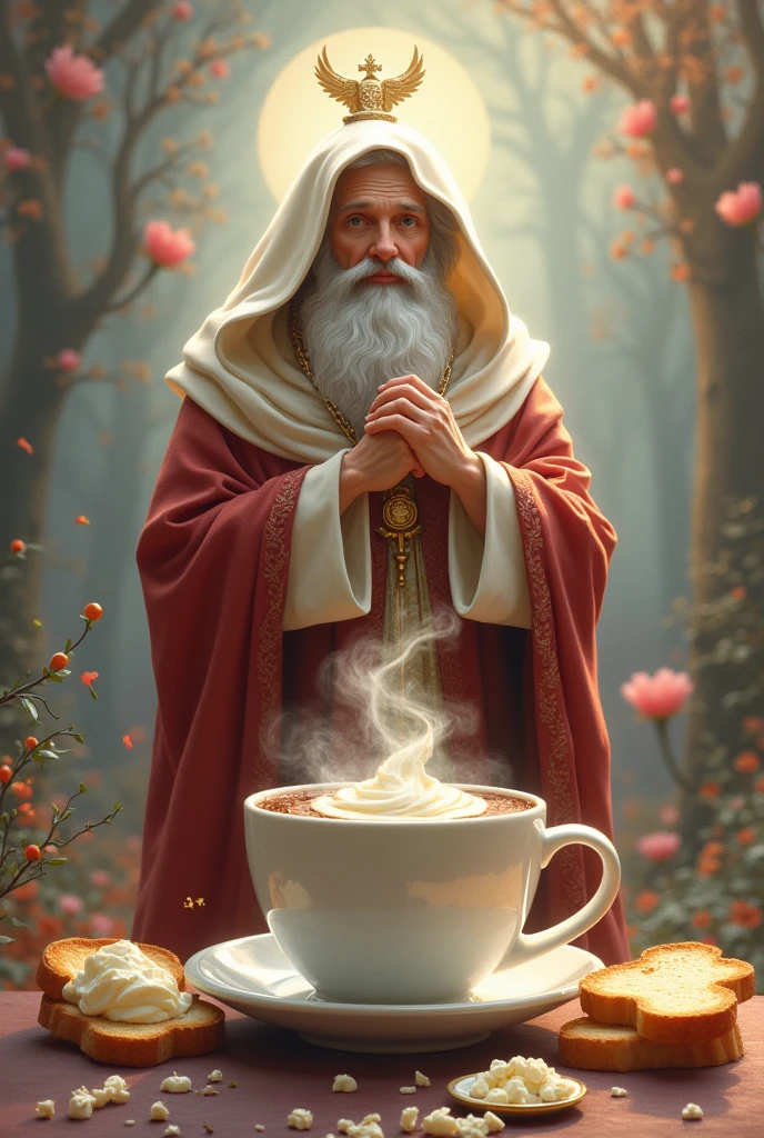 And the patron saint, knock knock,
I rejoice with the illusion of a great cup of chocolate,
What must pass through my throat with the toast and the cottage cheese?.