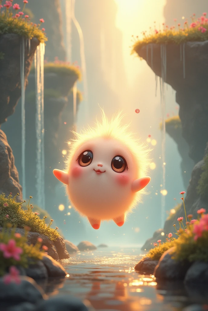 cute, round, spirit, magical
