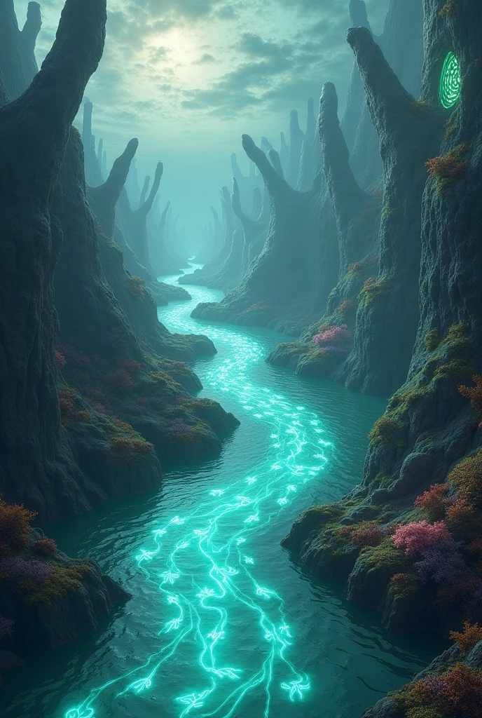 A strange river