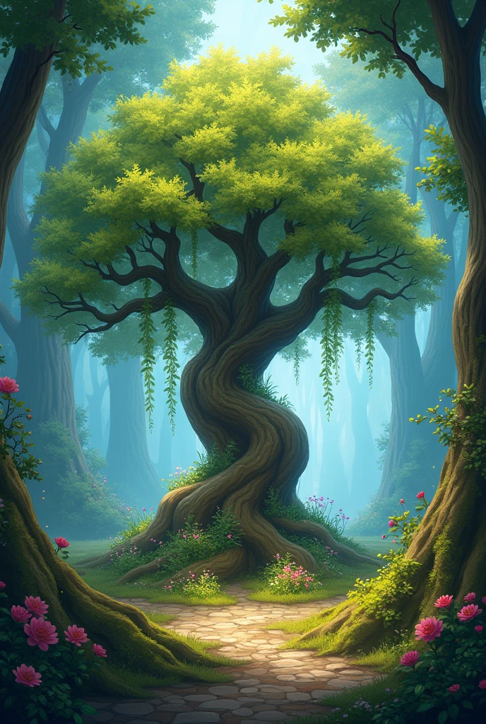 Thumbnail containing the words "The magical tree adventure"