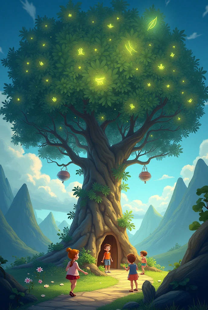 Thumbnail containing the words "The magical tree adventure". Should contain the words