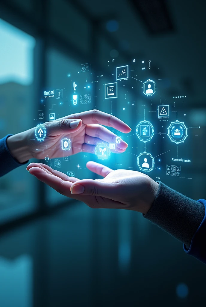 hands that can project Hologram Technology