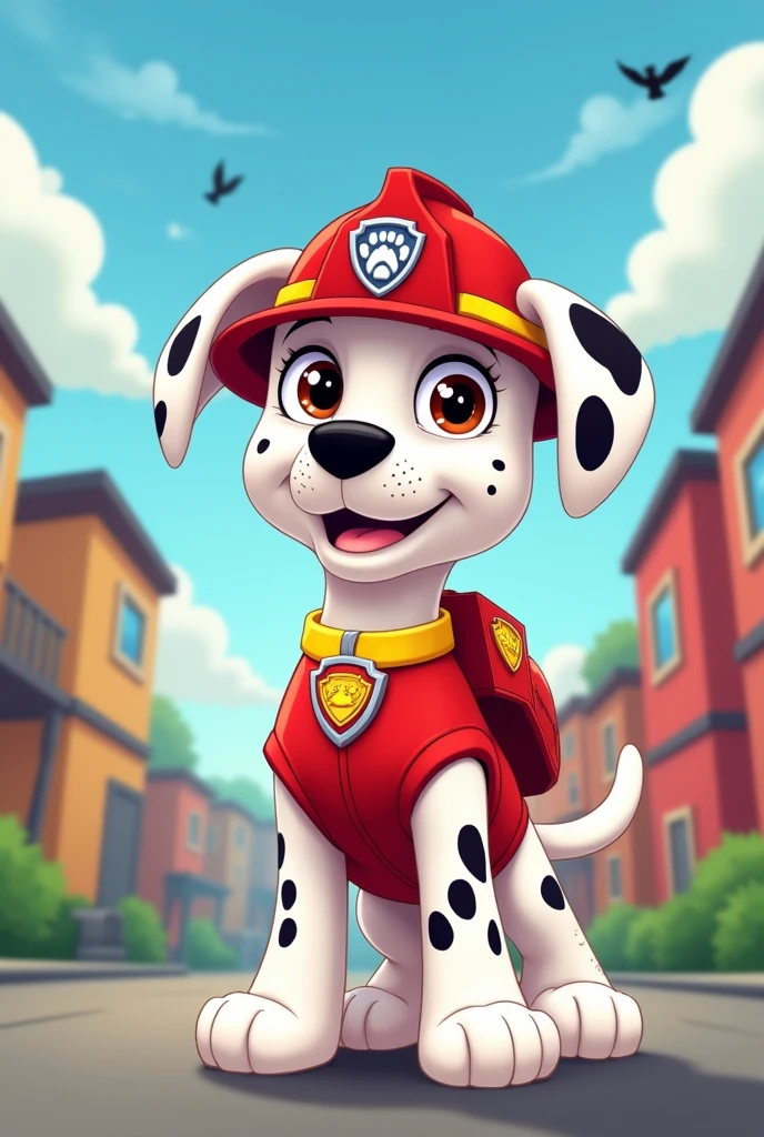 cartoon marshall paw patrol