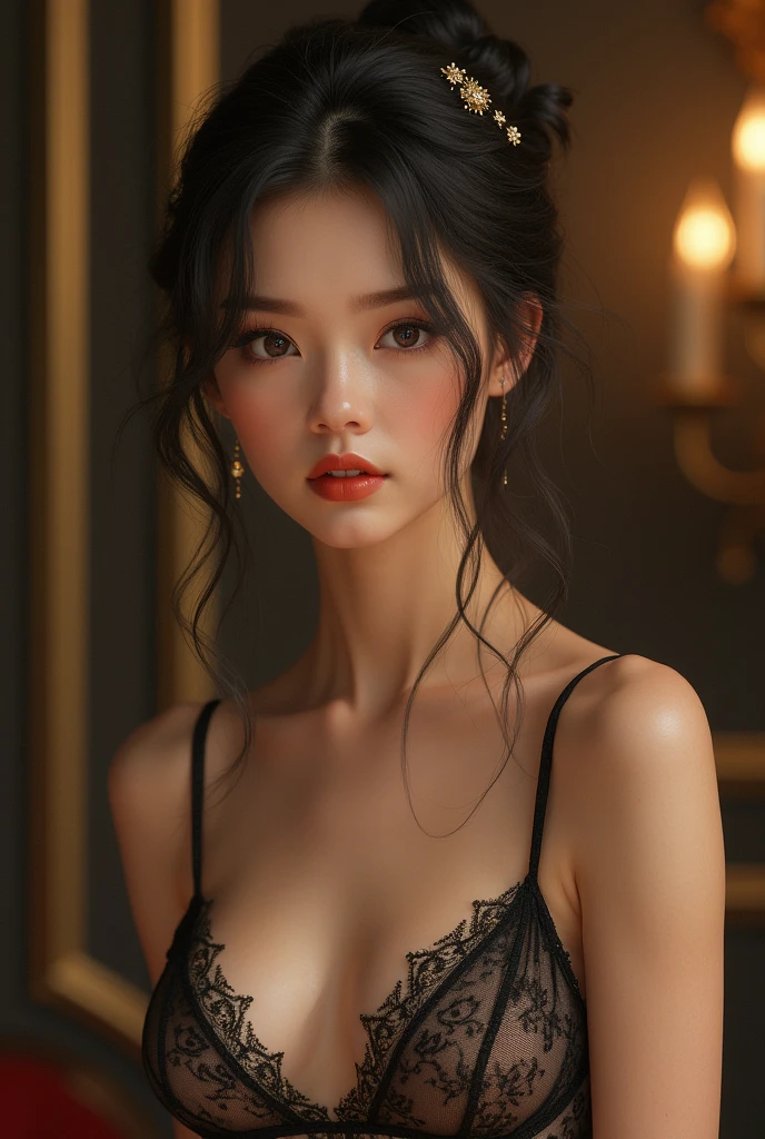 beautiful, elegant, gentle, charming, hot, luxurious, youthful