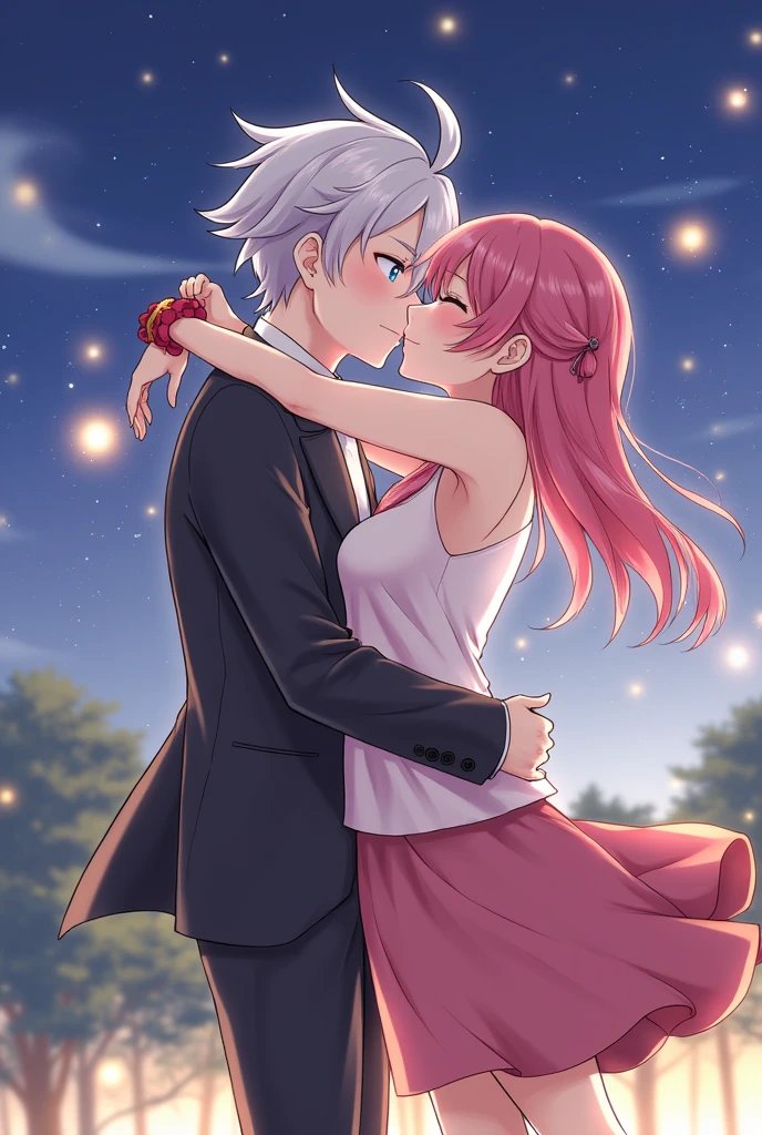 sparkle (honkai star rail) kissing  yoimiya (genshin)