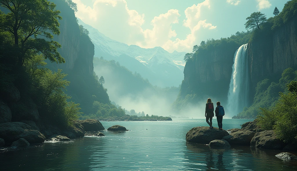 (background 4k),(high resolution),When we go to the sea, the forest, or the mountains, what we hope to see is the excitement from nature, be it the boundless sky, the large fireball that just emerged from the water, the beautiful coral reefs, the variety of flowers by the clear stream, the waterfall cascading down from the high cliffs, or the mist at dawn. We hope to find beautiful, strange, and magnificent scenery that excites us so much that we have to exclaim and can't help but grab our cameras to take pictures as souvenirs.
Many people, even if they don't hope to experience the splendor of nature, go to the forest or the sea to have fun with friends in a new atmosphere, have a chat, play music, or drink alcohol with the forest or the sea as a backdrop. Some hope to enjoy swimming and surfing, while others just want to change places to listen to music. Wherever they go, they always have their MP3 players plugged into their ears.
No matter how you travel in nature, most people want to experience something new that is exciting, exciting, or captivating. In a way, it's no different from going to a famous restaurant for a delicious meal, except that instead of using your tongue, you use your eyes, ears, nose, or body.
The spectacular scenery, the delicious taste, the exciting music, or the fun activities, these things give a pleasant feeling that is captivating, but they don't last long, and if they excite the mind too much, they can make you physically and mentally exhausted. (The booming music and action-packed movies affect our body and mind more than gazing at the misty sea in the distance) The important thing is that if we indulge in these flavors or experiences too often, the pleasure will fade and become normal. People who live by the sea do not feel that the sea is beautiful at dawn.
However, besides excitement or fun, nature can also inspire another kind of feeling in us. It is a feeling that is more subtle and profound than the first, that is peace of mind. While the first feeling comes from stimulating the mind through sight and sound ,Beautifully detailed,Be natural,The intricate play of light,Professional Photographer,Have clarity,dramatic,Awarded globally,Cinematic lighting,(film grain,bokeh,depth of field)