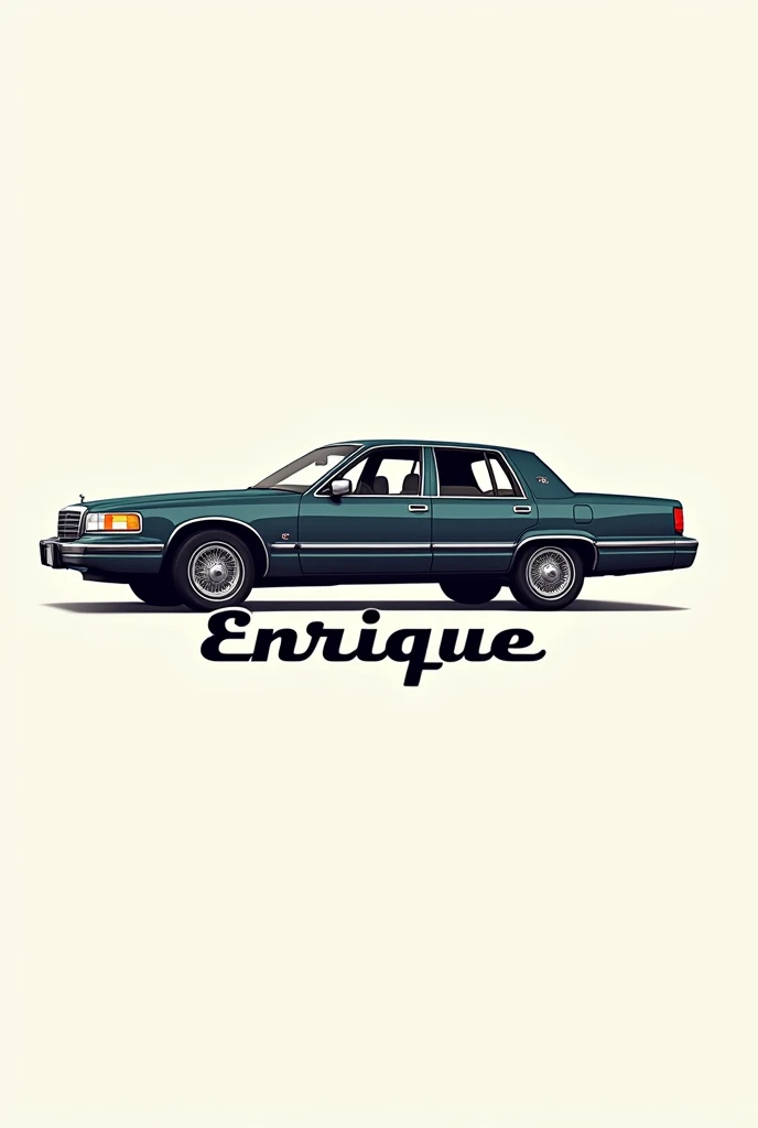 Enrique logo with Grand Marquis car year 1996