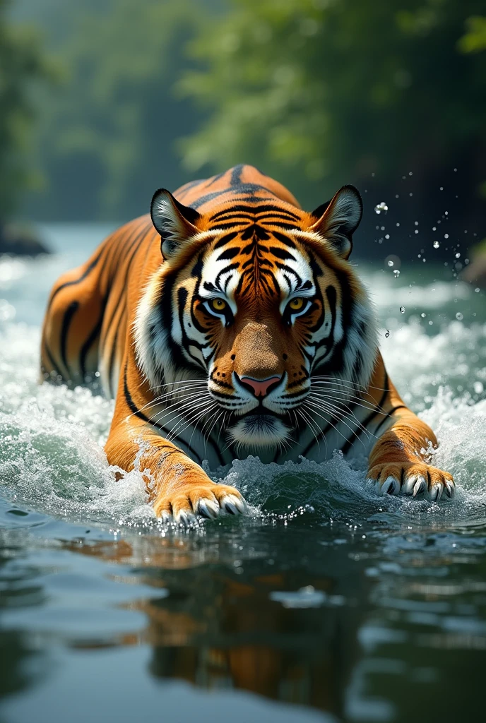 Tigar in water 