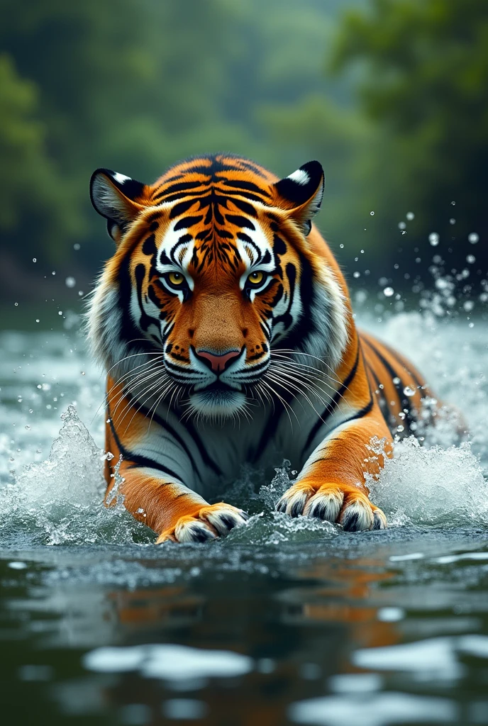 Tigar in water 