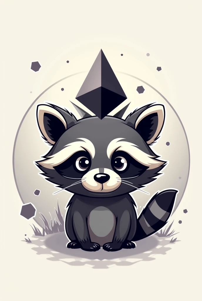 raccoon ethereum cryptocurrency logo profile picture