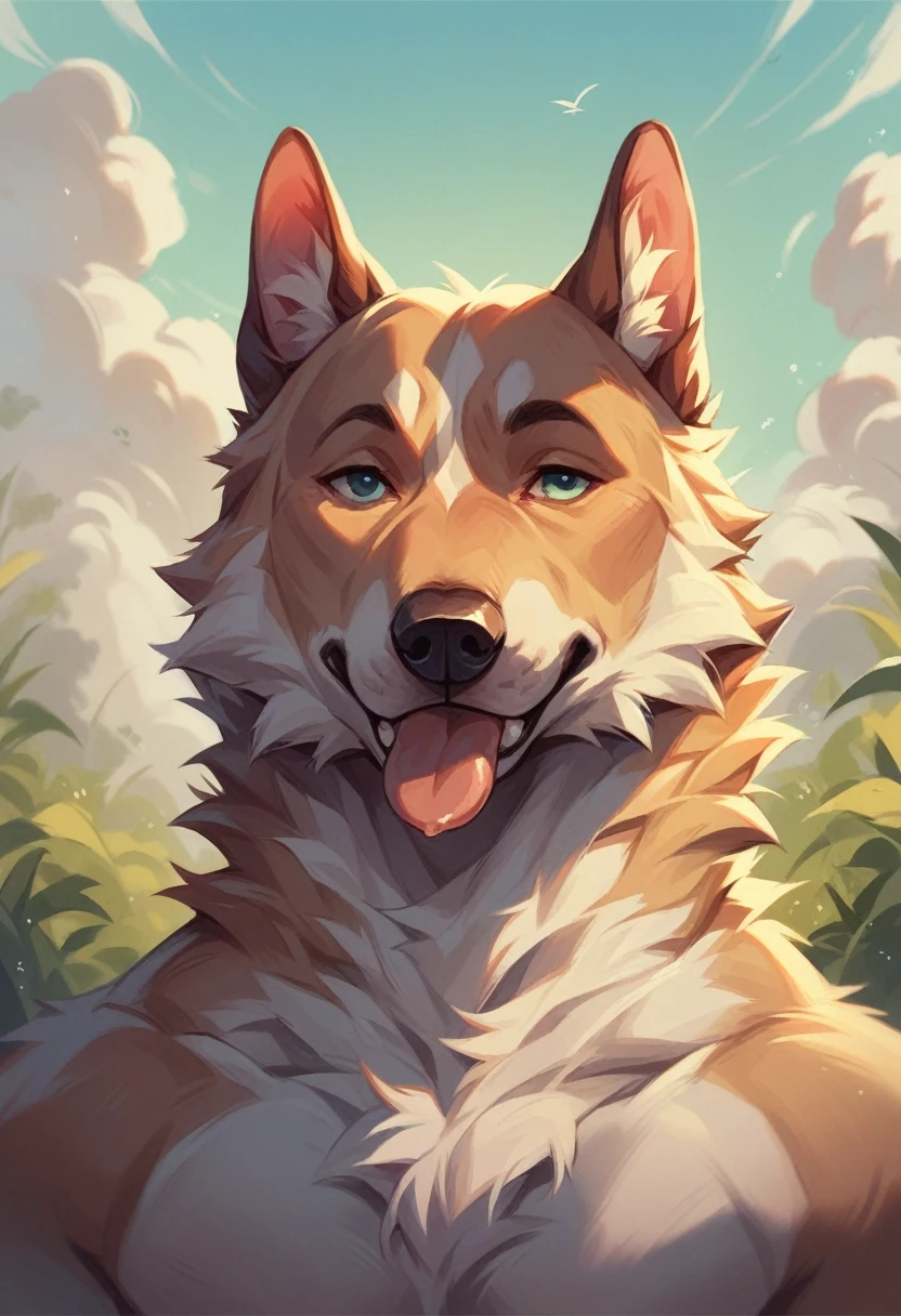 A dog
