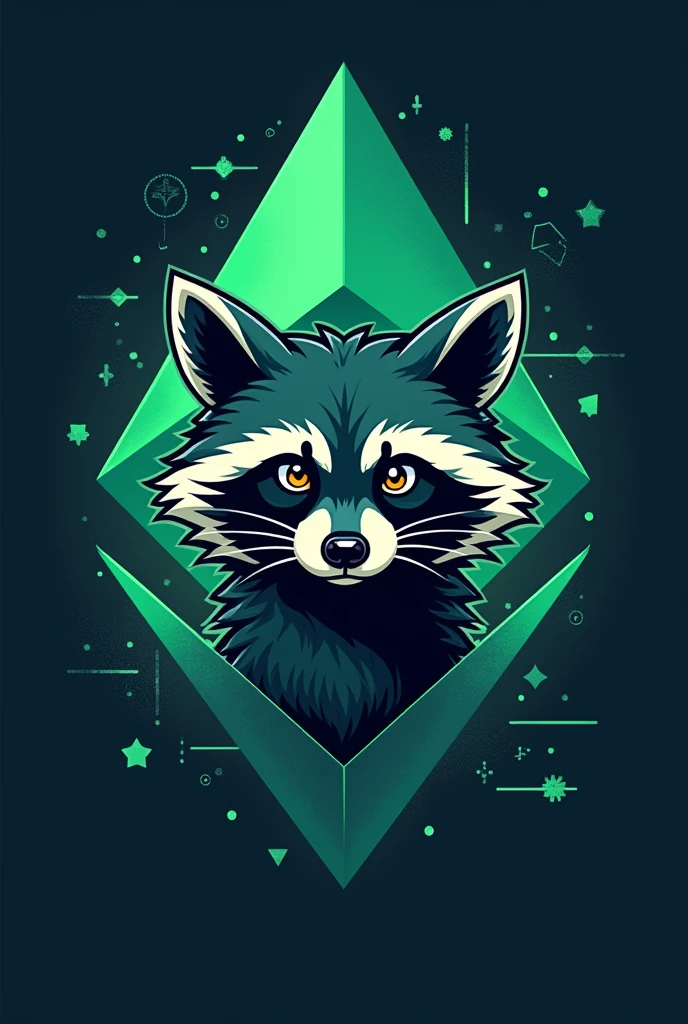 mapache ethereum cryptocurrency logo see