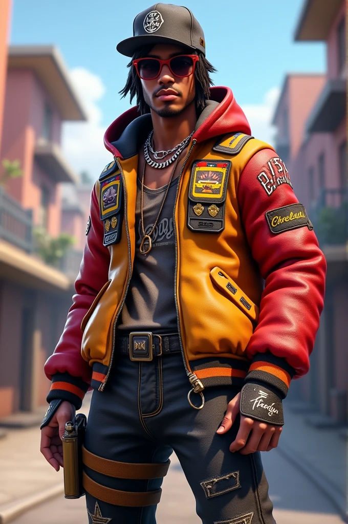 A free fire account with the hip hop pass 