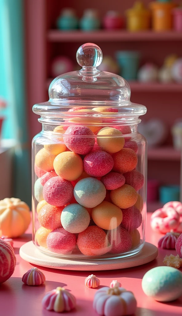 Chic candy bar, Wine gums, Fruit gum, colorful, In a candy jar, Beautifully decorated, Candy Shop